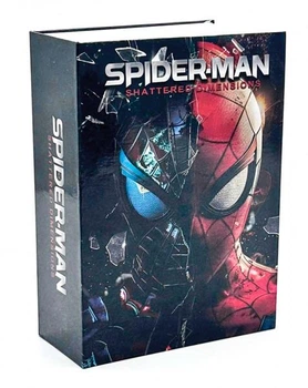 Книга сейф 18см Человек паук с кодовым замком Spiderman