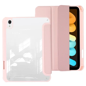 Чехол Clear Acrylic для iPad mini 7 (2024) / mini 6 (2021) 8.3" с местом для стилуса Розовый