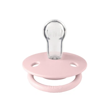 Соска пустышка BIBS De Lux Silicone (круглая) 0-36 мес – Blossom