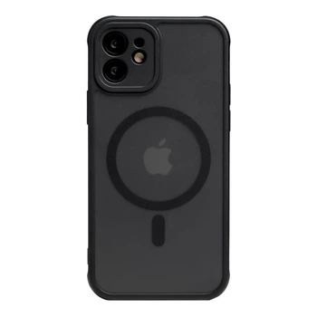 Чехол TPU+PC Anti Drop Full Camera with MagSafe для iPhone 12 Black