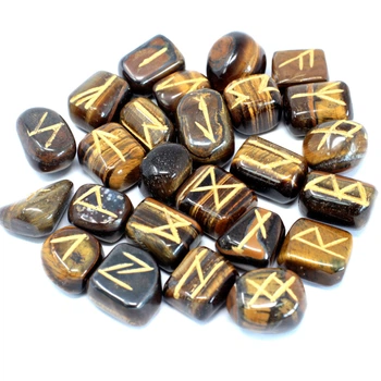 Набір рун з тигрового ока 08512