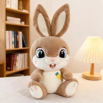 Мягкая игрушка Зайчик коричневый 30 см