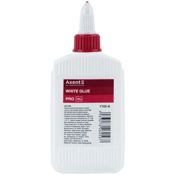 Клей ПВА 100мл суперковп. AXENT 7152-A PRO (98) /7152-A/