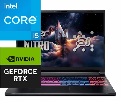 Ноутбук (2025) ігровий Acer Nitro V16S AI Core 5-210H/ 32GB / 512GB/ RTX5060 / 16" 180Hz