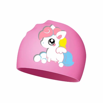 Шапочка для плавания детская Renvo Lima Pony JR на 6-12 лет розовый для бассейна (1SC520-05)