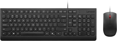 Комплект дротовий Lenovo Essential Wired Combo Keyboard and Mouse USB Black (4X31R64439)