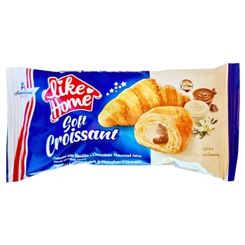 Круасан Like Home Soft Croissant з ванільно-шоколадною начинкою 40 г