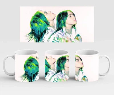 Керамическая чашка кружка с принтом Billie Eilish | Билли Айлиш 330 мл (#01)