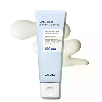 Сонцезахисний крем для обличчя легкої текстури Cosrx Ultra-Light Invisible Sunscreen SPF50+ PA++++ 50ml