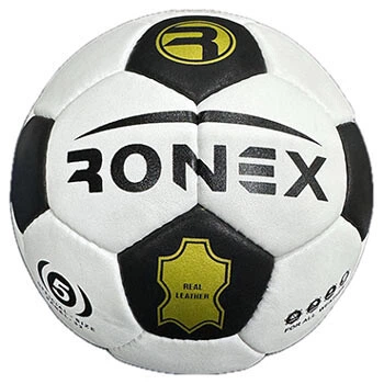М'яч футбольний шкіра/мікрофібра Ronex