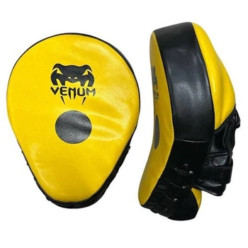 Лапы изогнутые черно-желтые Venum DX