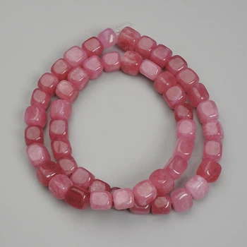 Бусины турмалина кубики, диаметр 7×7 мм, длина 38 см, на нитке, ida73254