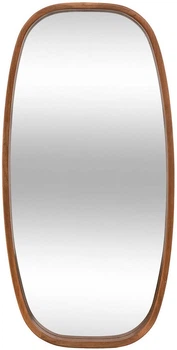 Lustro wiszące Atmosphera 91482 JASNA w drewnianej ramie 80 x 40 cm Brązowe (3560232960062)