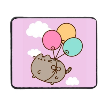 Игровая поверхность Коврик для мышки с оверлоком Pusheen Пушин 180х220 мм (ПУ000083)