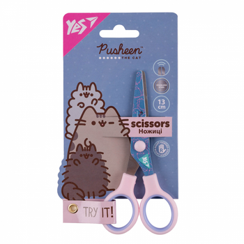 Ножницы Yes Pusheen 13см с принтом на лезвии