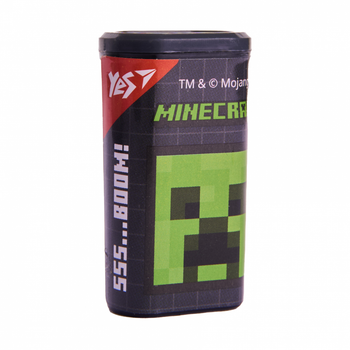 Точилка для олівців з контейнером Yes Minecraft 620575, стругалка майнкрафт бездоганне заточування олівців