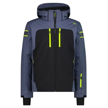 Куртка CMP Man's Jacket Zip Hood Softshell Titanium XXL (1097-34W4647-U911 54)