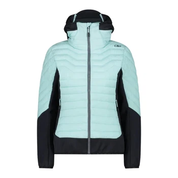 Куртка CMP Women's Hybrid Jacket with Hood Aqua XXS (1097-34Z2486-E309 34)