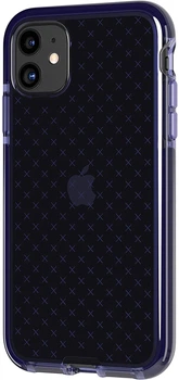 Чехол противоударный силиконовый Tech21 Evo Check для Iphone 11 (6.1") Indigo