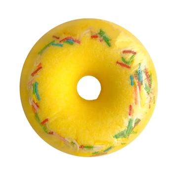 Шипуча пінна бомбочка для ванни з ароматом карамелі Milky Dream Donut "Caramel pear",140 г