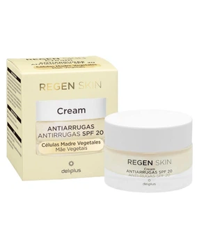 Денний антивіковий крем для обличчя від зморшок з SPF 20 Deliplus Regen Skin Textura Rica, 50 мл