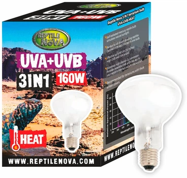 Лампа для тераріуму Reptile Nova UVA+UVB-160W