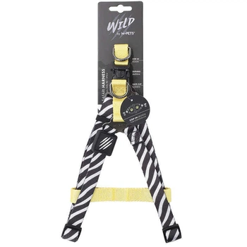 M-Pets Wild Safari Harness Dog - Шлея с принтом сафари и фастексом для маленьких, средних и крупных пород собак M/2x46-70 см (6953182725985)
