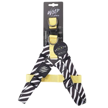 M-Pets Wild Safari Harness Dog - Шлея с принтом сафари и фастексом для маленьких, средних и крупных пород собак L/2,5x56-84 см (6953182725992)