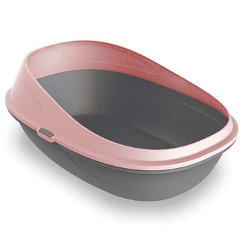 Туалет открытый для котов с высокими бортами Petmax Cat Toilet Pop Up 57х39х23 см (3838851384591)