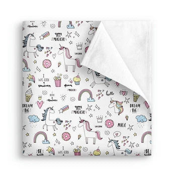 Непромокаемая пеленка Cosas UNICORN SWEET Ранфорс 100x140 см (4822052445426)