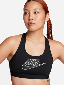 Спортивный топ для фитнеса женский Nike Futura Bra FB4080-010 S Черный (196608857884)