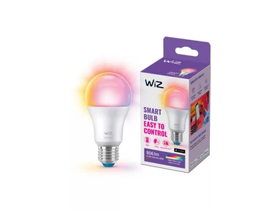 Розумна LED лампа WiZ A60 E27 Color 806лм 60Вт, WiFi, Google Home