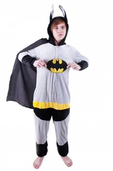 Пижама Кигуруми My Kigu Мужская Бэтмен Batman Серый размер S 144-155 см (21060411)