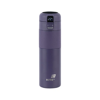 Термокружка Kite 1227 з термодатчиком 450 мл фиолетовый (m514145)