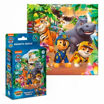 Магнітний пазл "Джунглі" 40 елементів – Paw Patrol, 200649