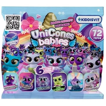 Колекційна фігурка-сюрприз UNICONES «Babies» – ЄДИНОРОЖИК Unicones (280251)