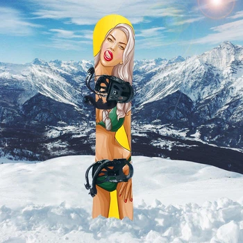 Наклейка на сноуборд Sexy girl