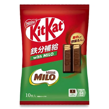 NESTLE Japan Kit Kat Milo Chocolate вафли со вкусом шоколадного напитка, 10 шт