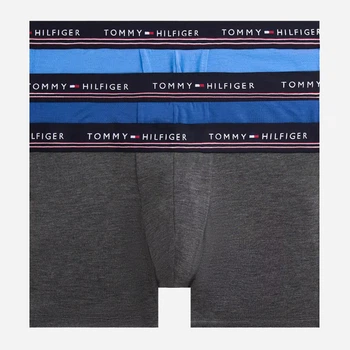 Набір трусів боксерів чоловічих Tommy Hilfiger 09T4431 M 3 шт Сірий/Синій (194999441392)
