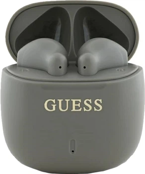Навушники Guess Printed Classic Logo Bluetooth 5.3 Wireless + Doc Station Black (3666339295172)