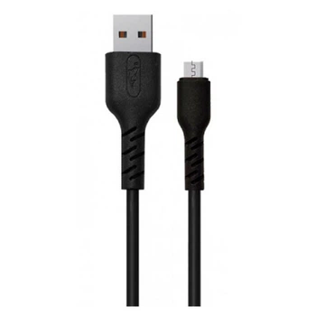 USB кабель SkyDolphin S07V, MicroUSB, 1.0 м., Черный - 315141