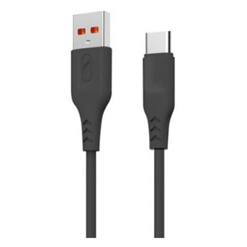 USB кабель SkyDolphin S61TB, Type-C, 2.0 м., Черный - 270908