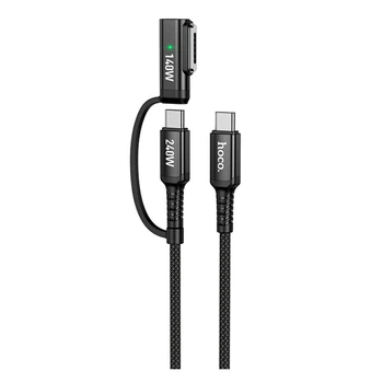 USB кабель Hoco U142, Type-C, MagSafe 3, 1.8 м., Черный - 605891