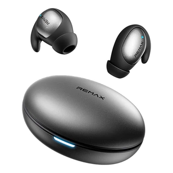 Bluetooth-гарнітура Remax TWS-01 Sleepy, Стерео, Сірий - 646693