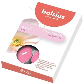 Ароматичні свічки Магнолія Bolsius 6 штук
