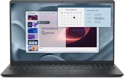 Ноутбук Dell Pro 15 Essential 15.6" FHD AG, AMD R3-7320U, 8GB, F512GB, UMA, Lin, чорний
