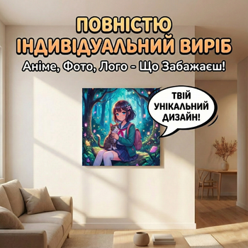 Аниме картина на металле — индивидуальный дизайн с фото или аниме-иллюстрацией