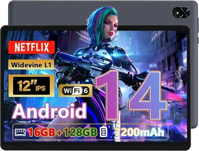Планшет 12" Full HD GOTOWOD M4 (4+12)/128ГБ Wi-Fi 8 ядер Android 14 7200 mAh