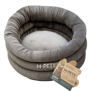 Круглий еко-лежак Льюїс для котів та собак малих порід M-Pets Lewis Eco Bed Ø 55 см (6953182741879)