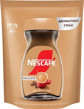 Кава розчинна NESCAFE Delicate 200 г (8445291966130)